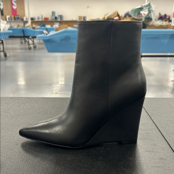 Nine West Black Wedge Boots - Picture 1 of 5